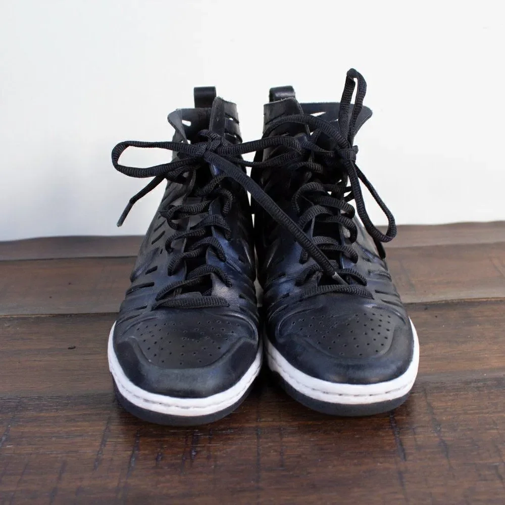 Nike Dunk Sky Hi 2.0 Joli Black Shoes Sandal Wedge Women’s‎ Size 5